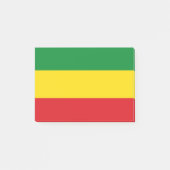 Rastafarian Flag Rasta Äthiopian Post-it Klebezettel (Vorderseite)