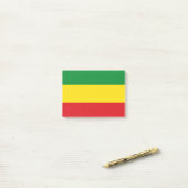 Rastafarian Flag Rasta Äthiopian Post-it Klebezettel (Auf Schreibtisch)
