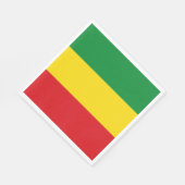 Rastafarian Flag Rasta Äthiopian Serviette (Ecke)