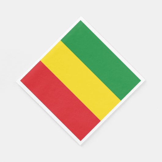 Rastafarian Flag Rasta Äthiopian Serviette (Ecke)