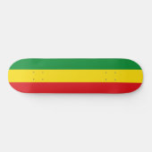 Rastafarian Flag Rasta Äthiopian Skateboard (Horizontal)