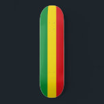 Rastafarian Flag Rasta Äthiopian Skateboard<br><div class="desc">Rot, Grün und Gelb sind die Fahne von Rastafarianismus, aber auch eine Flagge von Äthiopien. Hier ist ein hochwertiges Rasta-Geschenk und ein großartiges Design für alle rastafarians. Besuchen Sie unseren Shop, um coole Rasta-Geschenke und andere Weltfahne Geschenkideen zu finden.</div>