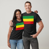 Rastafarian Flag Rasta Äthiopian T-Shirt (Unisex)
