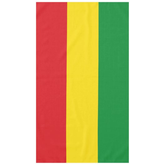 Rastafarian Flag Rasta Äthiopian Tischdecke (Vorderseite)