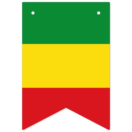 Rastafarian Flag Rasta Äthiopian Wimpelkette (Erste Fahne)