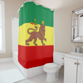 Rastafarian Flag (Rastafarianism) (Rasta) Duschvorhang (Beispiel)
