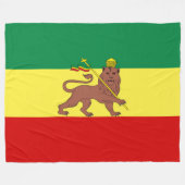 Rastafarian Flag (Rastafarianism) (Rasta) Fleecedecke (Vorderseite (Horizontal))