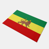 Rastafarian Flag (Rastafarianism) (Rasta) Fußmatte (Schrägansicht)