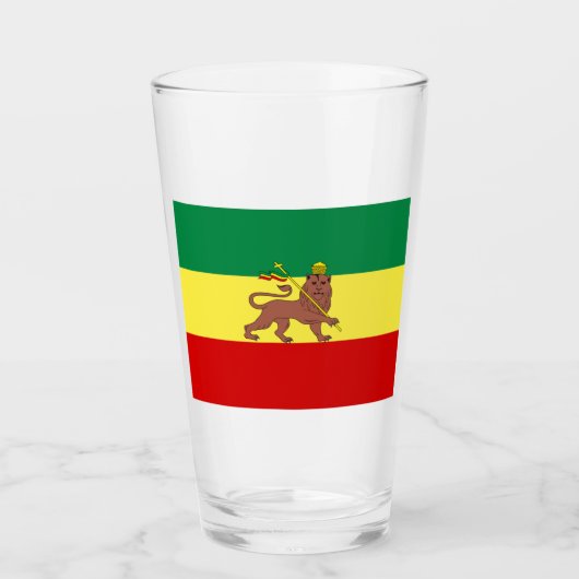 Rastafarian Flag (Rastafarianism) (Rasta) Glas (Vorderseite)