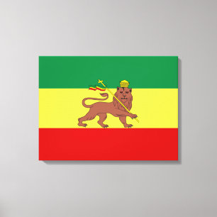 Rastafarian Flag (Rastafarianism) (Rasta) Leinwanddruck