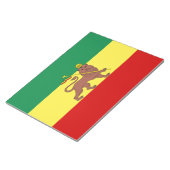 Rastafarian Flag (Rastafarianism) (Rasta) Notizblock (angewinkelt)