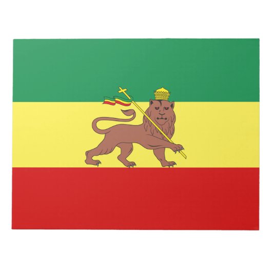Rastafarian Flag (Rastafarianism) (Rasta) Notizblock (Vorderseite)