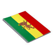 Rastafarian Flag (Rastafarianism) (Rasta) Notizblock (Rechte Seite)
