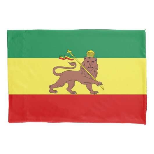 Rastafarian Flag (Rastafarianism) (Rasta) Pillow C Kissenbezug (Vorderseite-Links)
