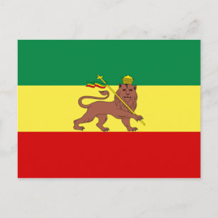 Rastafarian Flag (Rastafarianism) (Rasta) Postkarte