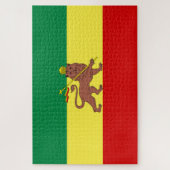 Rastafarian Flag (Rastafarianism) (Rasta) Puzzle (Vertikal)
