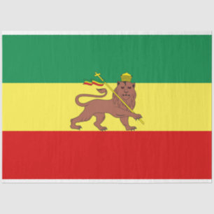 Rastafarian Flag (Rastafarianism) (Rasta) Seidenpapier