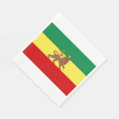 Rastafarian Flag (Rastafarianism) (Rasta) Serviette (Ecke)