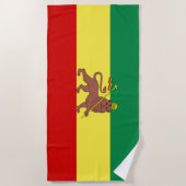 Rastafarian Flag (Rastafarianism) (Rasta) Strandtuch (Vorderseite)
