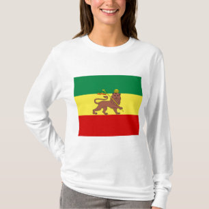 Rastafarian Flag (Rastafarianism) (Rasta) T-Shirt