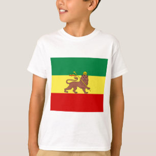 Rastafarian Flag (Rastafarianism) (Rasta) T-Shirt