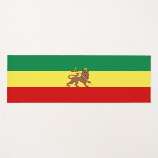Rastafarian Flag (Rastafarianism) (Rasta) Yogamatte (Vorderseite (Horizontal))