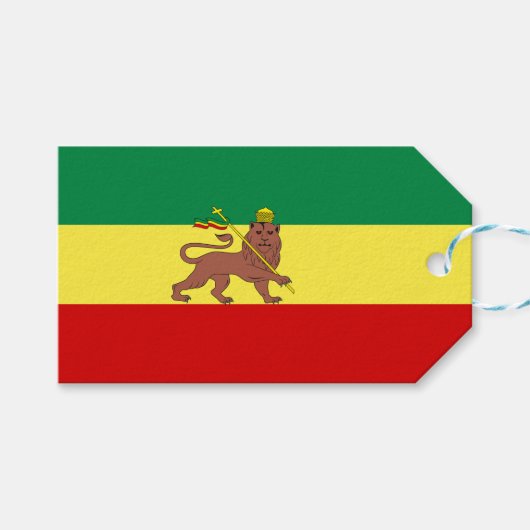 Rastafarian Flag (Rastafarianismus) (Rasta) Gesche Geschenkanhänger (Vorderseite (Horizontal))
