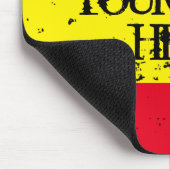 Rastafarian Flag Reggae Musik grün gelb rot Mousepad (Ecke)