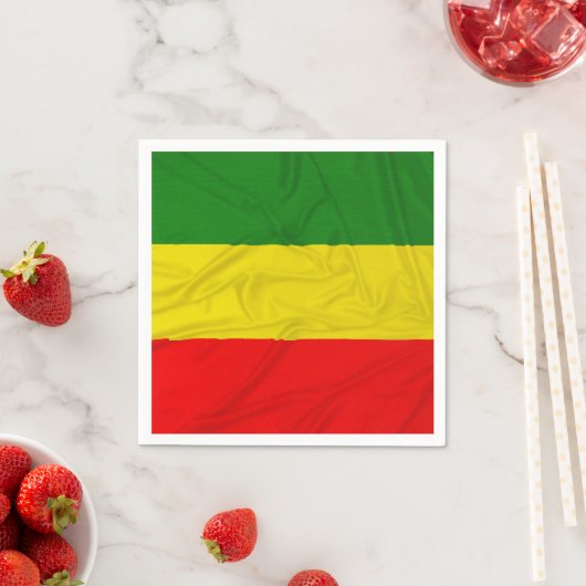 Rastafarian Flag Serviette (Beispiel)