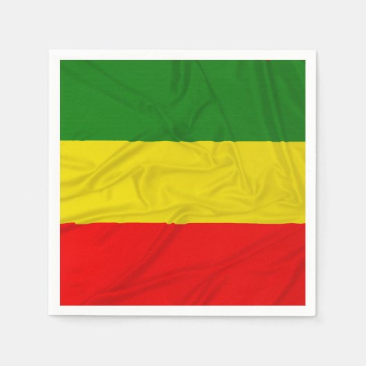 Rastafarian Flag Serviette (Vorderseite)