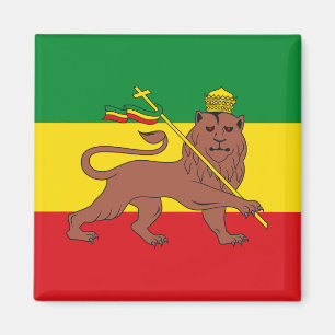 Rastafarian Flag von Äthiopia Löwe von Judah Pos Magnet