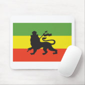 Rastafarian Flagge Mousepad (Mit Mouse)