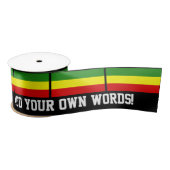 Rastafarian Flagge Satinband (Spule)