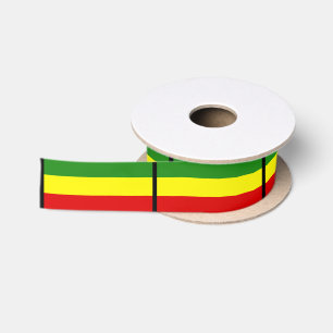 Rastafarian Flagge Satinband