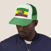 Rastafarian Flaggenentwurf Truckerkappe (Beispiel)