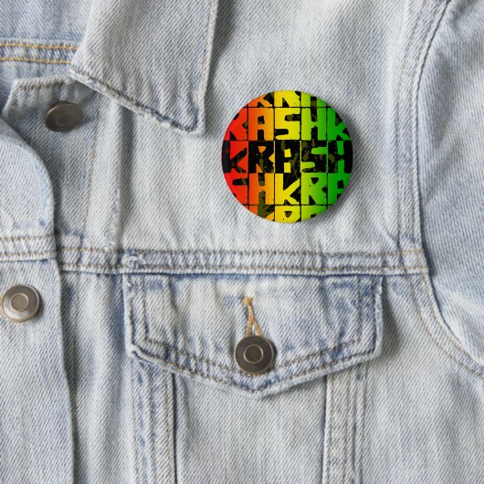 rastafarian Knopf Button (Beispiel)