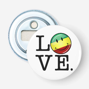 Rastafarian Liebe glückliche Rasta Flagge Flaschenöffner