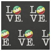 Rastafarian Liebe glückliche Rasta Flagge Stoff (Muster)