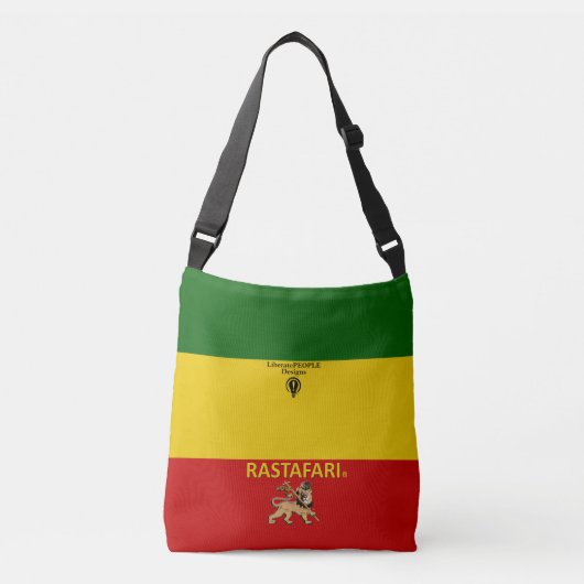 Rastafarian Mode-Tasche für ihn Tragetaschen Mit Langen Trägern (Vorderseite)