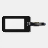 Rastafarian Paint Strips Gepäckanhänger (Rückseite horizontal)