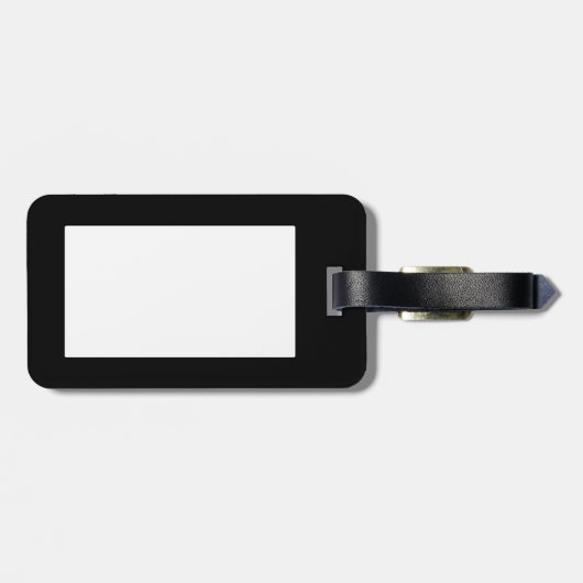 Rastafarian Paint Strips Gepäckanhänger (Rückseite horizontal)