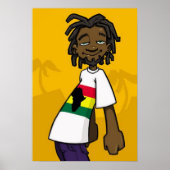 Rastafarian Poster (Vorne)