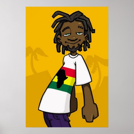 Rastafarian Poster (Vorne)