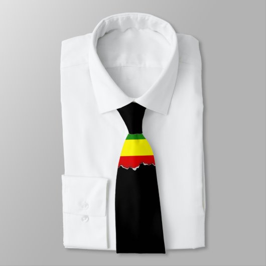 Rastafarian Pride Flag Krawatte (Gebunden)