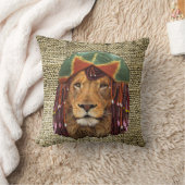 Rastafarian-Wildlife lion Spaß design - Wildtiere Kissen (Decke)