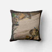 Rastafarian-Wildlife lion Spaß design - Wildtiere Kissen (Rückseite)