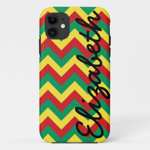 Rastafarian Zickzack iPhone 11 Hülle