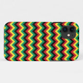 Rastafarian Zickzack Case-Mate iPhone Hülle (Rückseite (Horizontal))