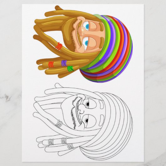 Rastafarianfarbseite (Vorderseite)