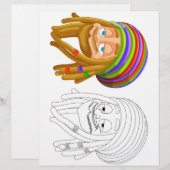 Rastafarianfarbseite (Vorne/Hinten)